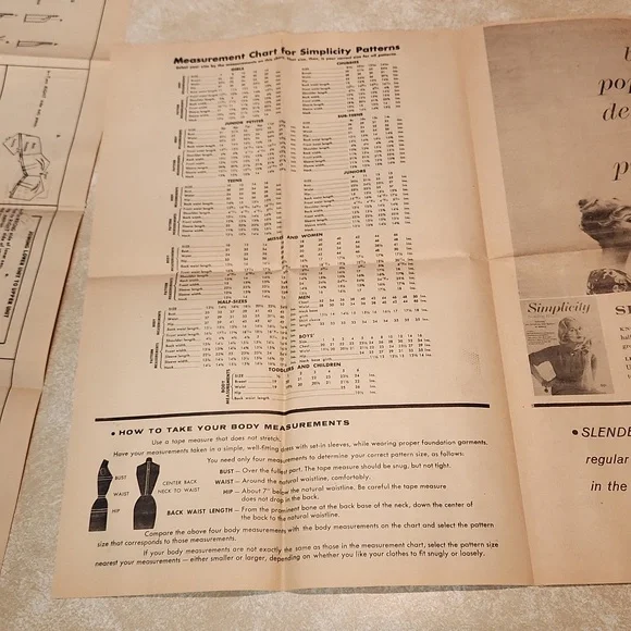 Simplicity vintage unique pattern # 4218  Sz 18- uncut; slip, half slip, panties - Picture 6 of 7